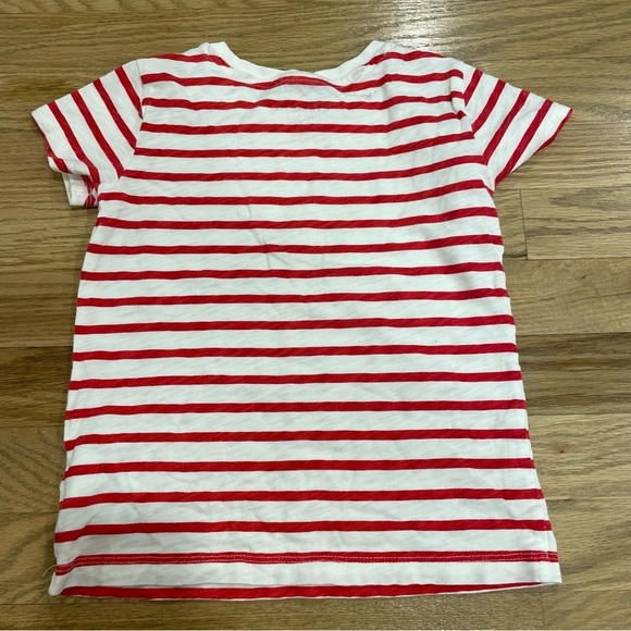 Crewcuts Striped Red and White Star Sequin T-Shirt - Picture 4 of 4